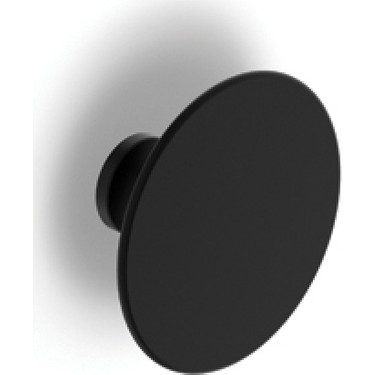 ÇEKMECE DÜĞMESİ YUVARLAK SİYAH DÜZ  PK:25